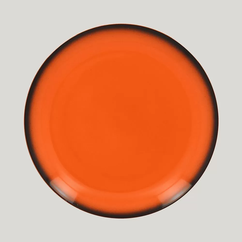 Тарелка круглая RAK Porcelain LEA Orange 27 см (оранжевый цвет)