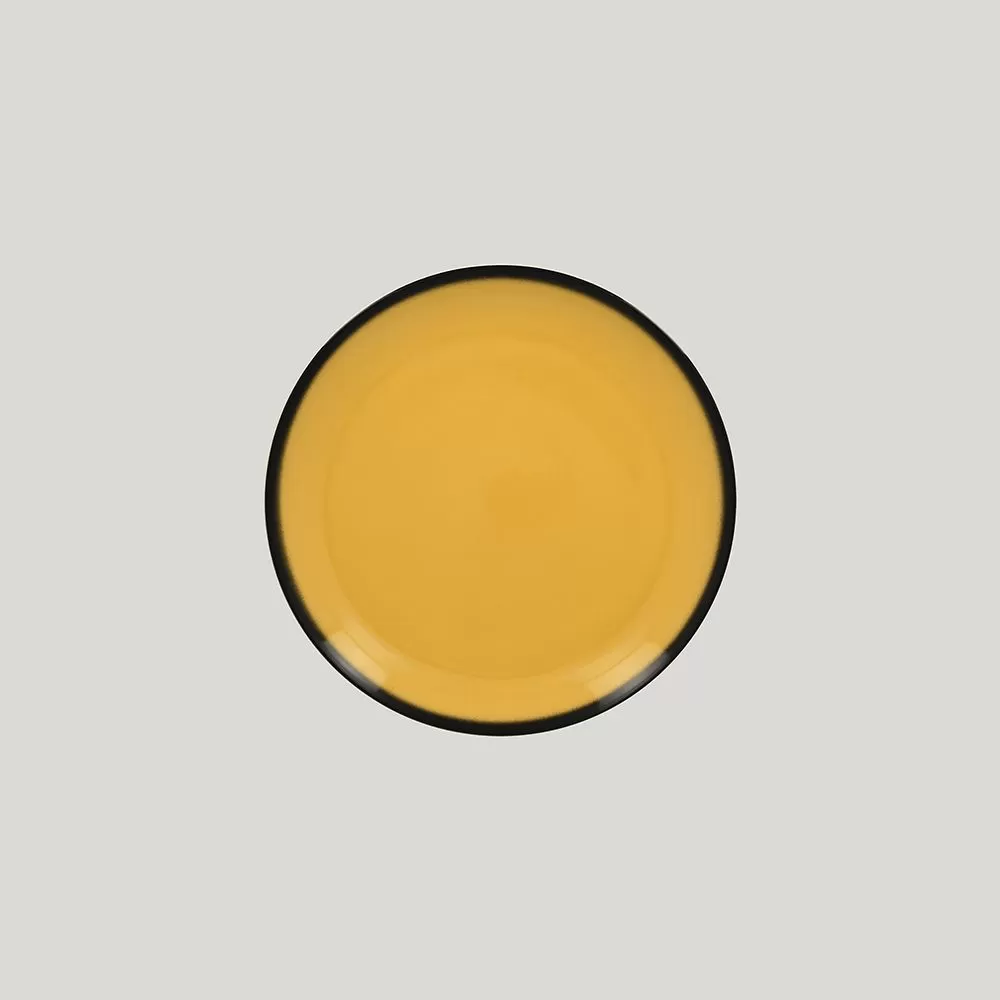 Тарелка круглая RAK Porcelain LEA Yellow 21 см (желтый цвет)