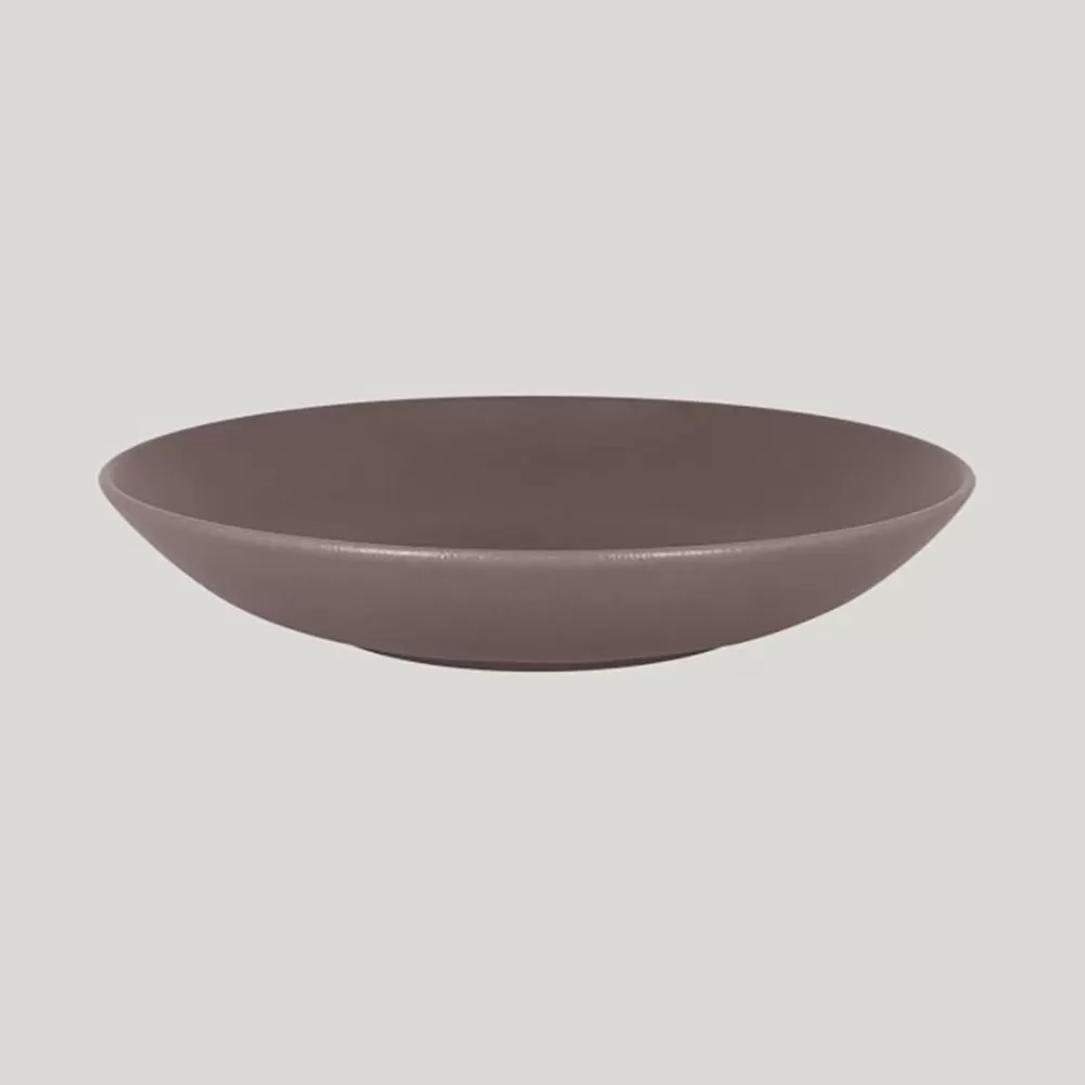 Тарелка RAK Porcelain Neofusion Mellow Chestnut brown глубокая круглая, 26 см, 1200 мл (коричневый ц