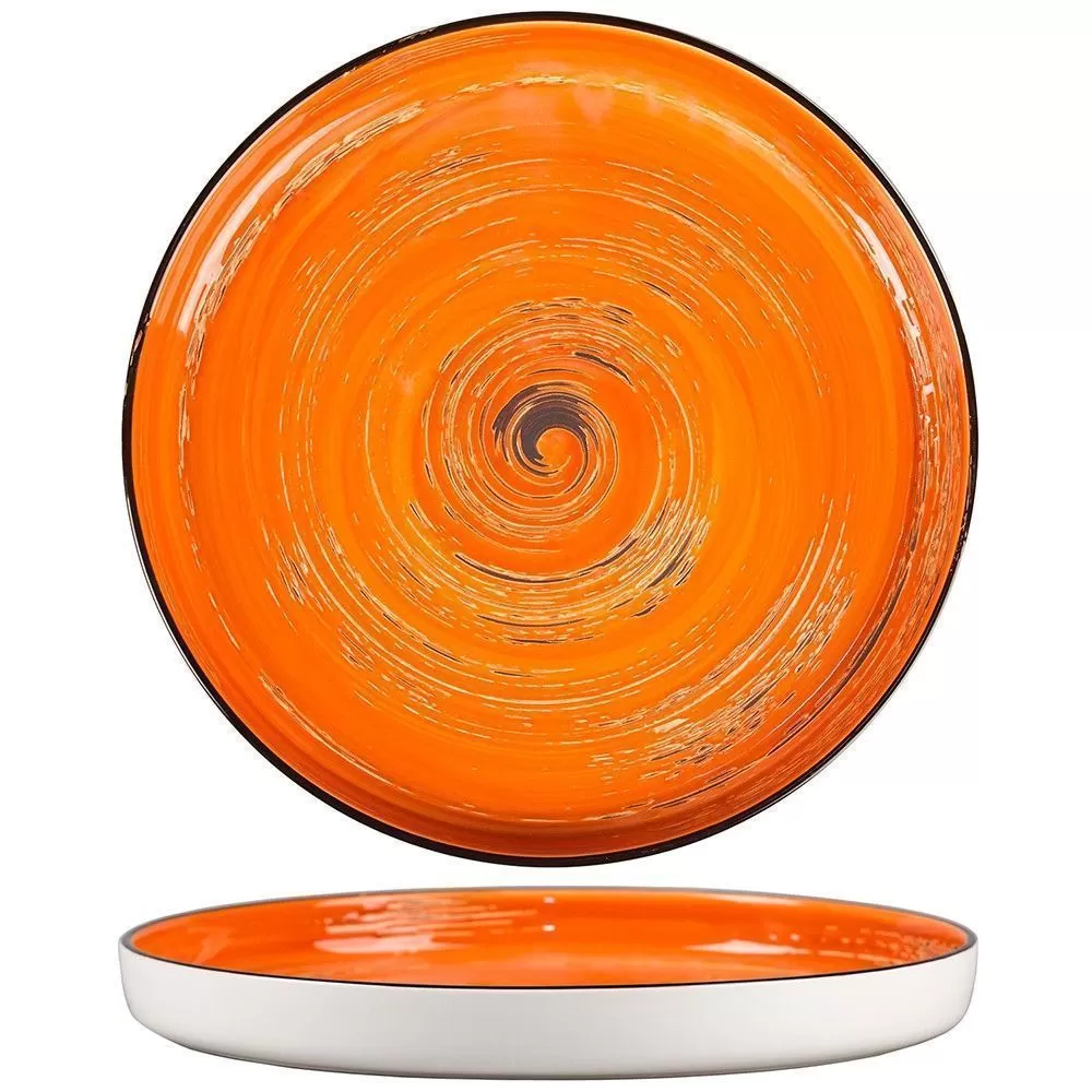 Тарелка с бортом Texture Orange Circular 28 см, h 3,1 см, P.L. Proff Cuisine