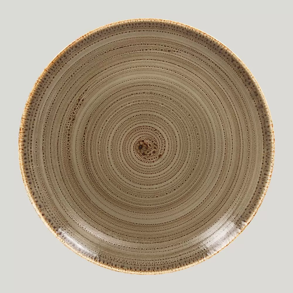 Тарелка RAK Porcelain Twirl Alga плоская 31 см
