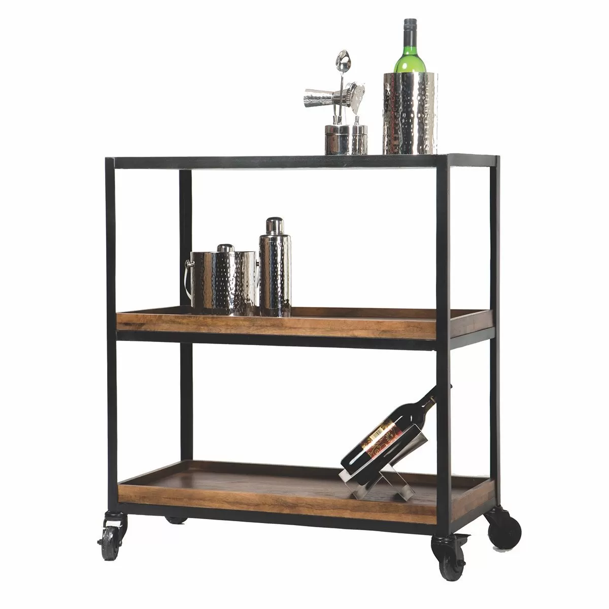 Тележка сервировочная, 80*40*95 см.  P.L.—Hotelware