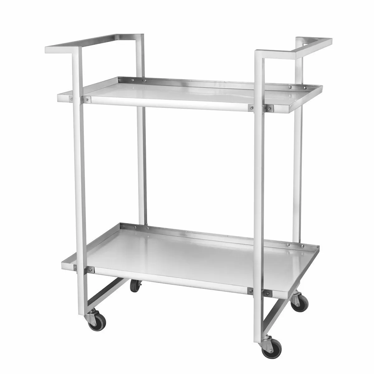 Тележка сервировочная,нержавеющая сталь 85*50*105 см. P.L.—Hotelware