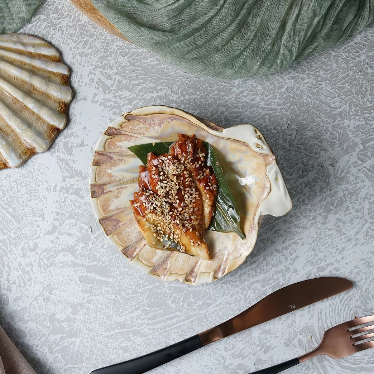 Блюдо 15,5*15,5 см, 125 мл, керамика "Frutti di Mare" P.L.