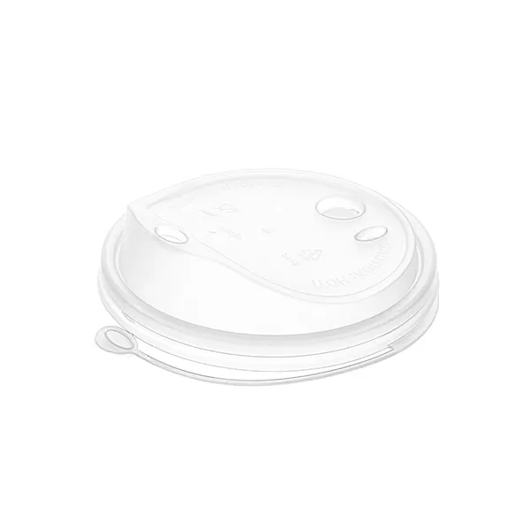 Крышка д/стаканов прозрачная с питейником и застежкой ТИП К 90мм 50шт/упак /20