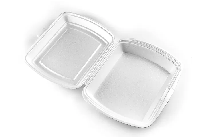 Ланч-бокс 2 деления белый Протэк 100шт/упак