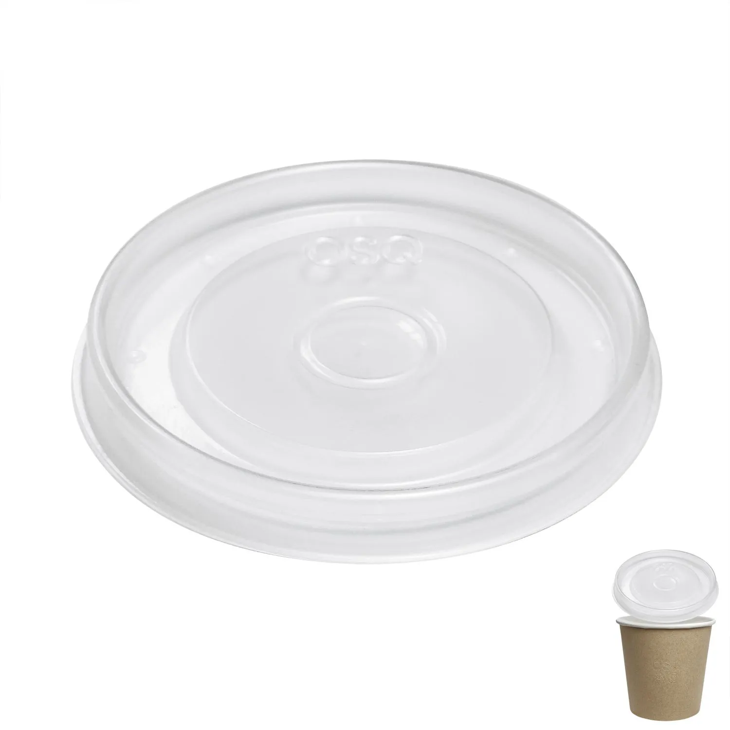 Крышка OSQ Round Bowl PP lid для 500мл 30шт/упак /20