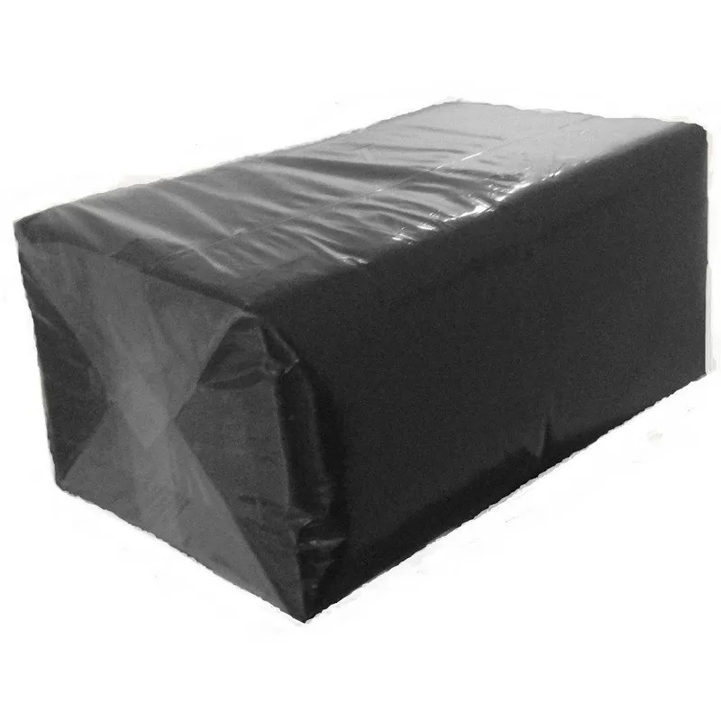 Салфетки черные 2сл, 24*24, 250л/18