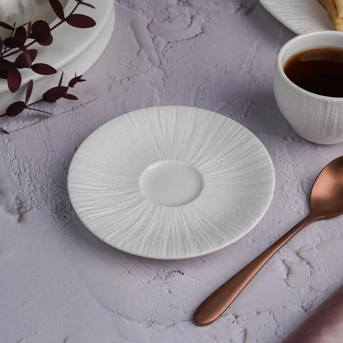 Блюдце d=11,9 cм,к чашке (арт.81222584),серия "Frost White Moon", P.L. — Proff Cuisine