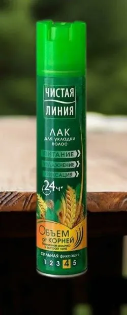 Лак для волос Чистая Линия Пшеница ,200мл