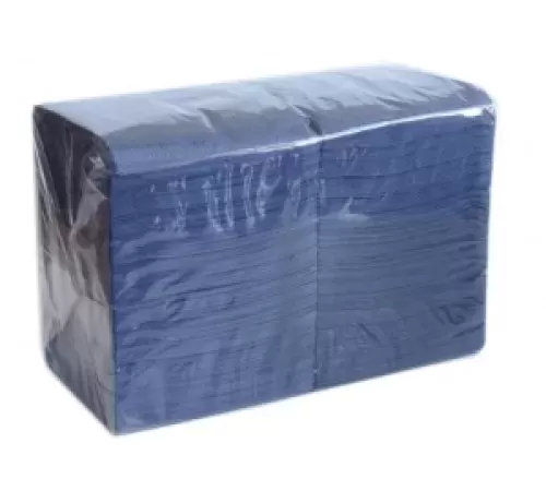 Салфетки 1-сл, 24*24см, 400л, тёмно-синие /18