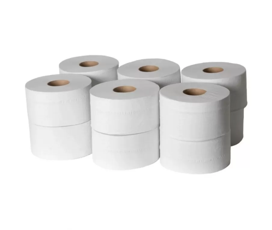 Туал.бумага РНБ со втул.БОЛЬШАЯ БЕЛАЯ 2 слоя (170м) Pro 12рул/упак Т2