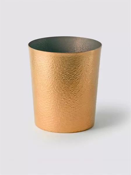 Ведро для льда 3,3 л «Брасс Эхо», латуннное, полированное, с тиснением, 17х19 см