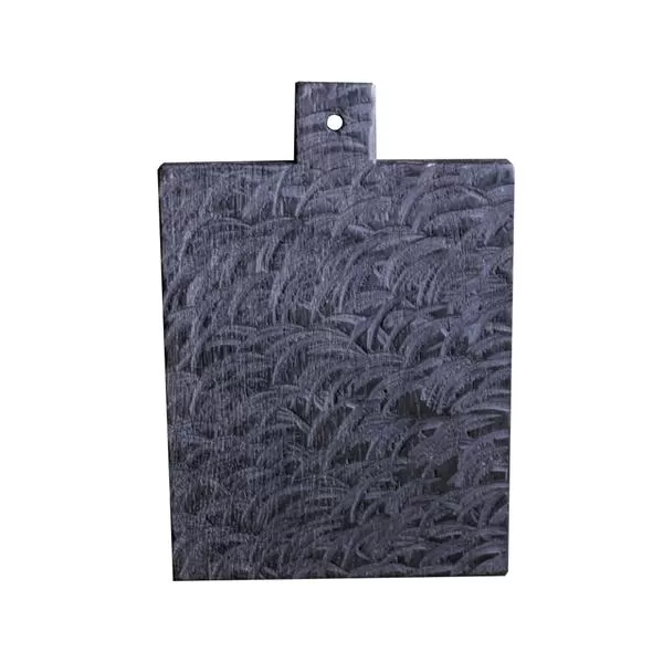 Доска для подачи № 0111 26х18 см, дуб, цвет чёрный