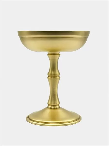 Кубок для подачи «Брасс» латунный, матовый, 11х13см см