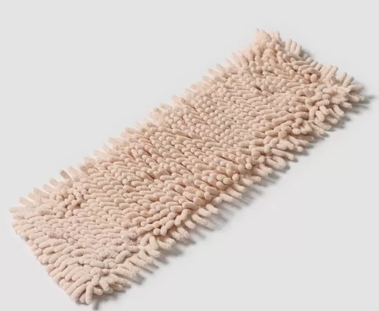 Насадка МОП д/швабры с ворсом 40*10 см (букли) микрофибра карманы бежевый