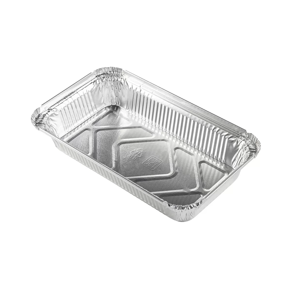 Алюминиевая форма L-край — 219 х 127 х 33 мм, 620 мл 50шт/упак /12