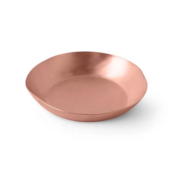 Блюдо для морепродуктов с неровными краями 30 см «Купер», медное