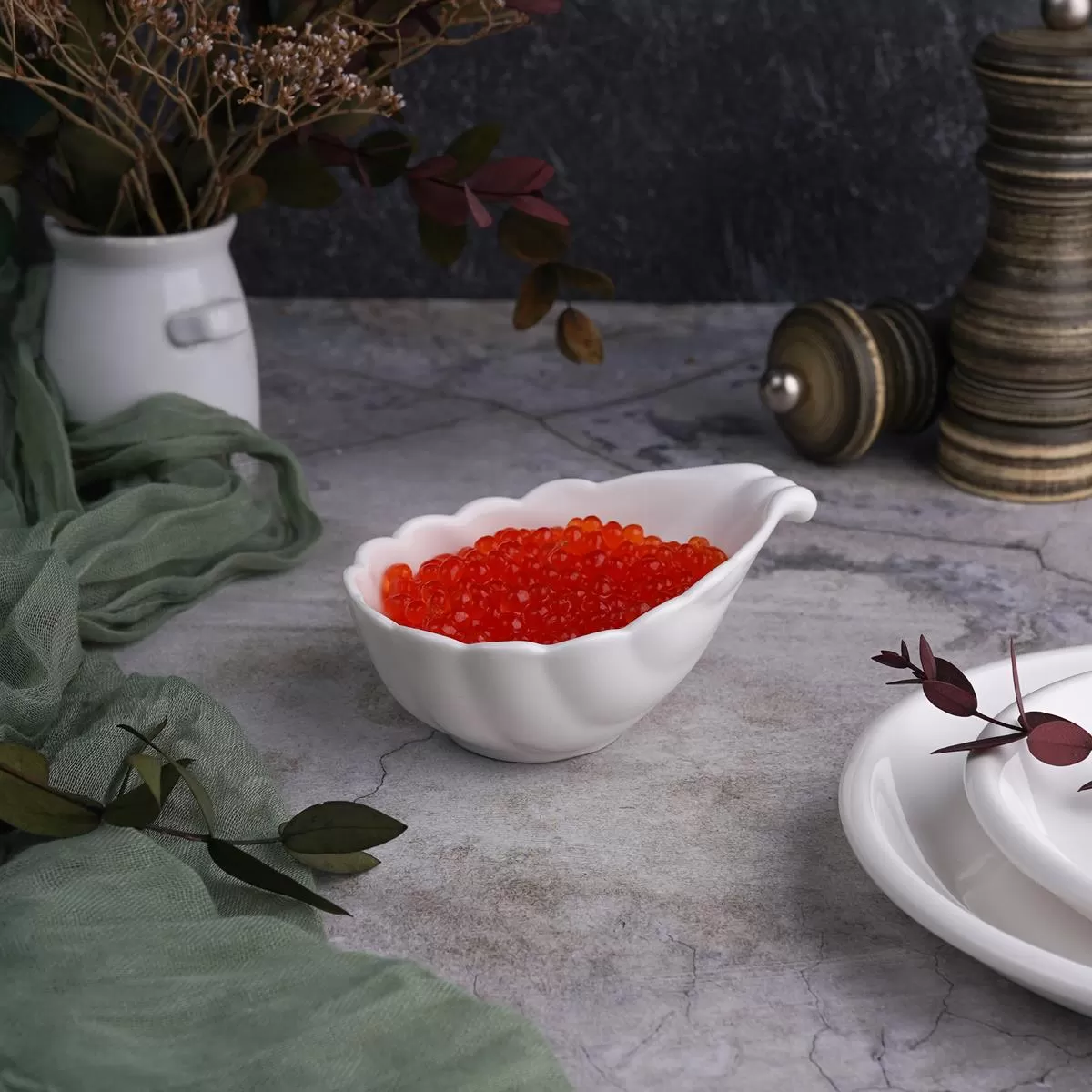 Соусник 11*8*4.5 см, фарфор,-2025 P.L. Proff Cuisine