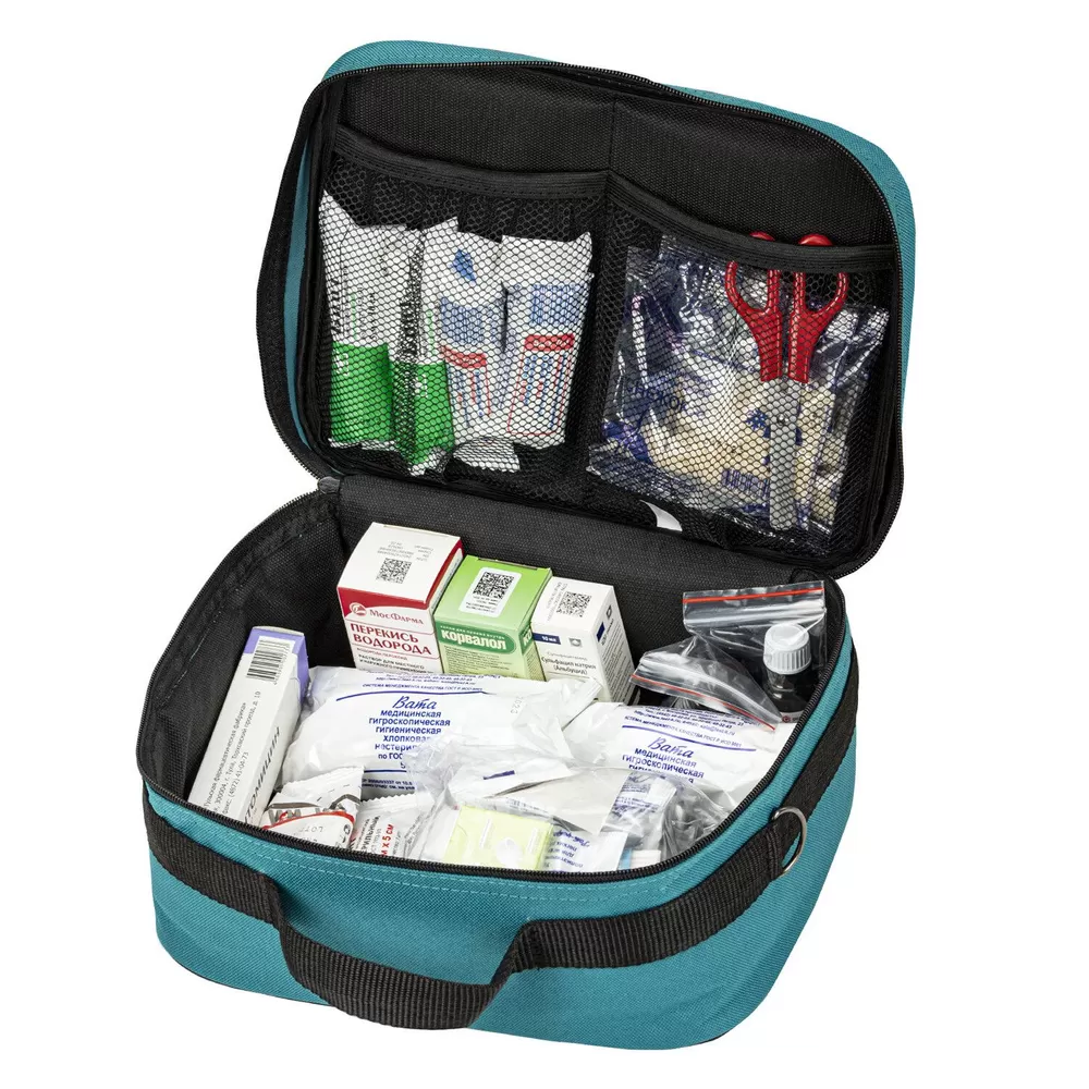 Аптечка первой помощи производственная ФЭСТ, до 30 человек, текстильный футляр, № 7.2