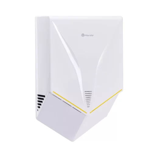 Сушилка для рук MERIDA «В-Турбо» пластиковая, высокоскоростная, белая, 1000 Вт
