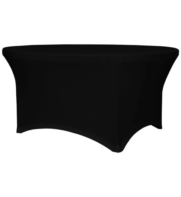 Чехол на стол высота 180/90 черного цвета  спандекс