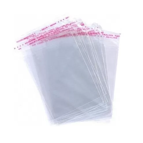 Пакет  с клеевым клапаном, прозрачный 10 х 14см 100шт