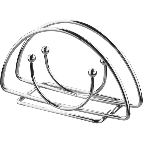 Салфетница ажурная; сталь; L=14, B=5см; металлич.