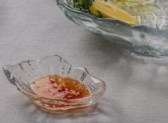 Соусник 12×7,5 см h 2 см, стекло, прозрачный, Mabel