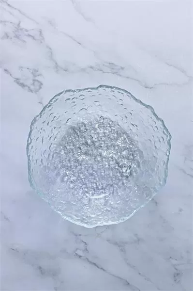 Салатник d 21 см h 7 см, стекло, прозрачный, Io