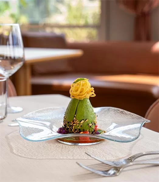 Тарелка для пасты d 27 см h 4 см, стекло, прозрачная, Estonia