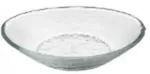 Салатник овальный 21×18 см h 4,5 см, стекло,прозрачный, Estonia