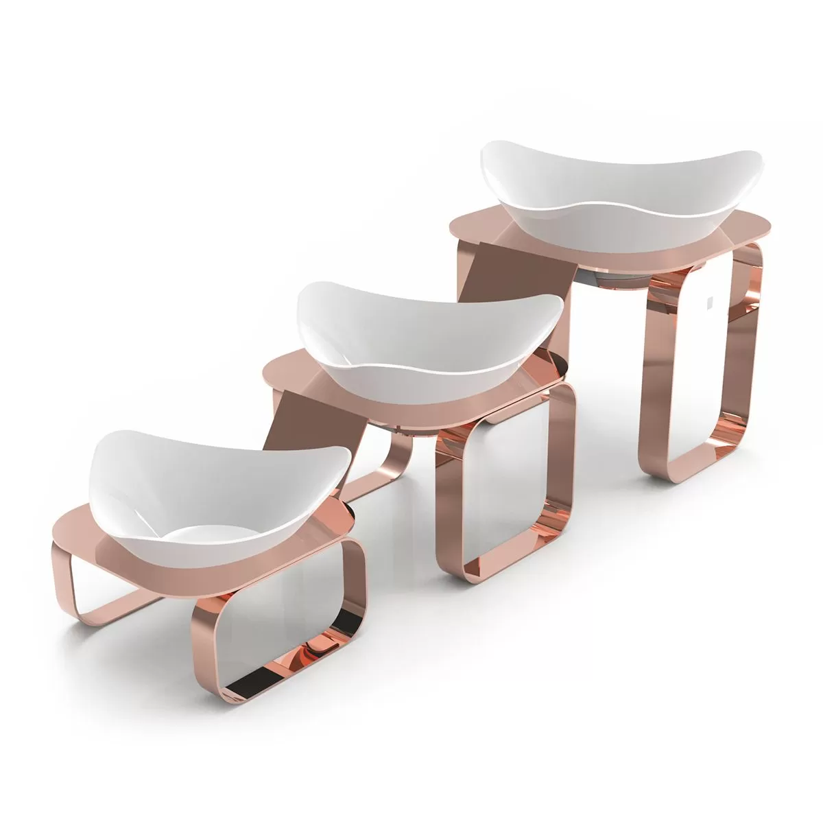 Подставка для выкладки+меламиновый салатник 15*11*10 см P.L.—Hotelware