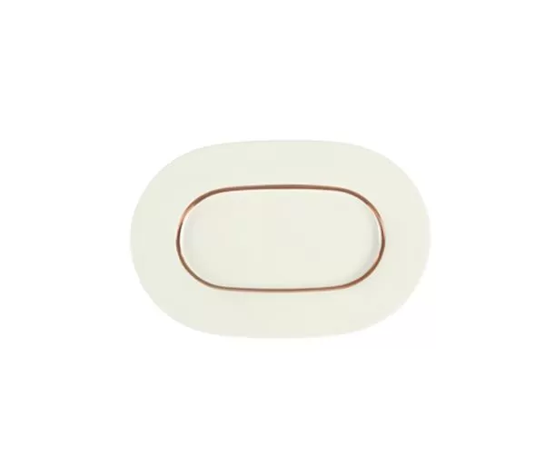 Блюдо овальное 27 см, Halo Bronze