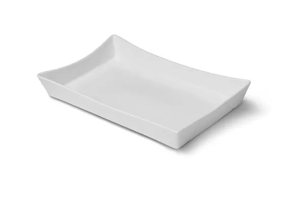 Блюдо прямоугольное глубокое 25,6×16,6 см, фарфор, SLOW FAST