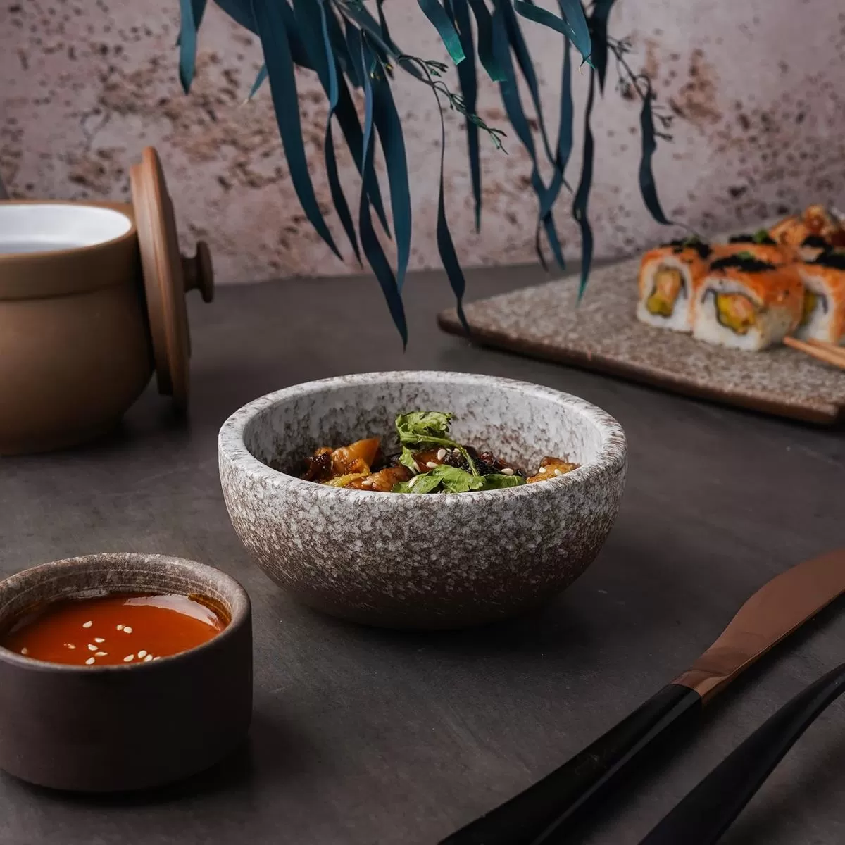 Салатник d=12 см, 350 мл,  Brown Taiga Untouched, P.L. Proff Cuisine