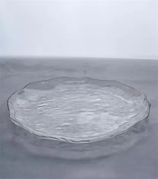 Тарелка d 21 см h 2 см, стекло, прозрачная, Amorf