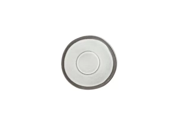 Блюдце d 15 см, керамика, цвет серый, Laguna