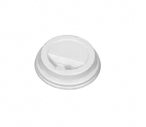 Крышка д/стаканов д/хол/гор.d=80мм бел.с клапаном/100/1000