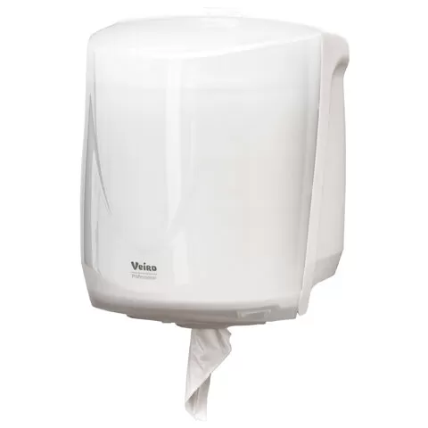 Диспенсер для полотенец в рулоне с центральной вытяжкой VEIRO Professional (M1/M2) «Easyroll», бел