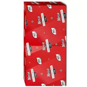 Салфетки 24*24 250 л/уп красные НЕГА/12