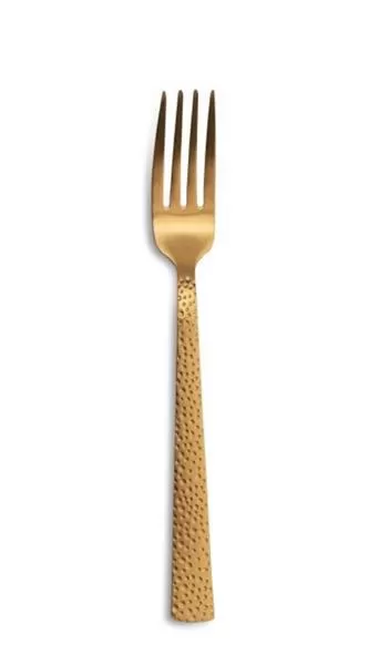 Вилка столовая 20 см, Cheese Satin Gold 18%