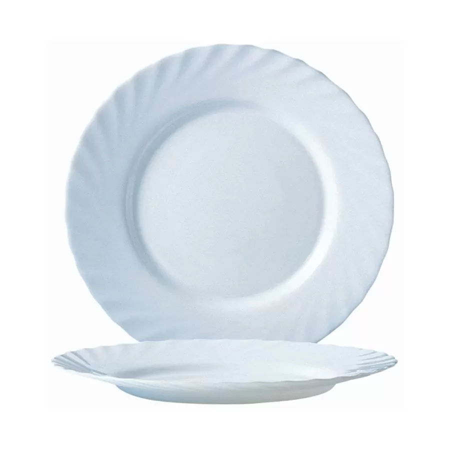 Блюдо круглое Luminarc Trianon 27,5 см стеклокерамика, белый цвет, ARC, Франция