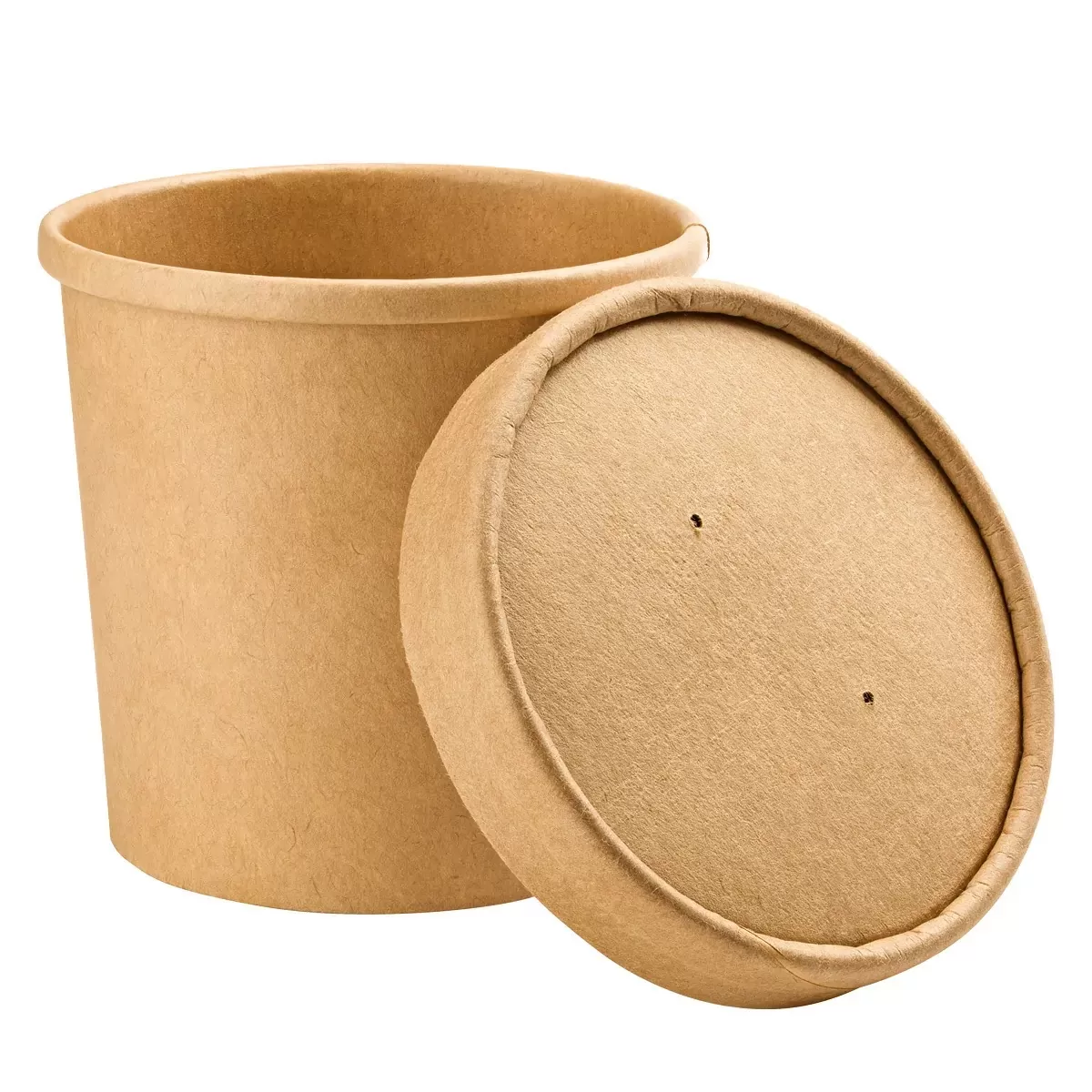 Супница, 320 мл, 96 х 82 х 67 мм, КРАФТ, бум.крыш, картон, 25/250 (аналог 12C)