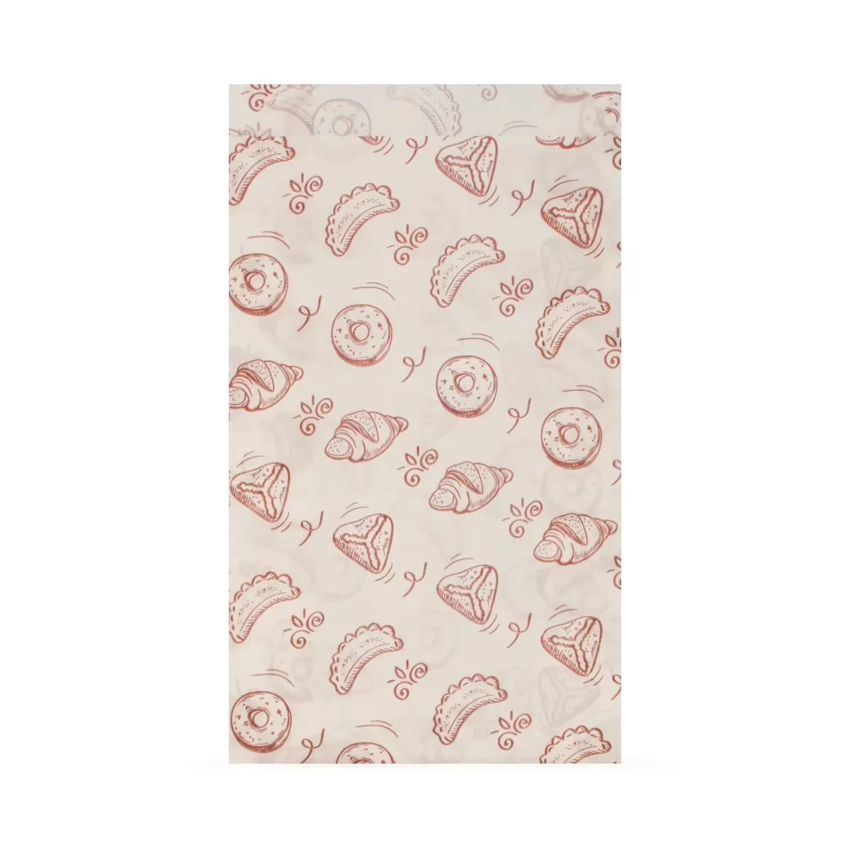 Пакет бум. с рисунком «ВЫПЕЧКА», 250*140+60мм, жиростойкий, белый, AVIORA 100шт/упак 25