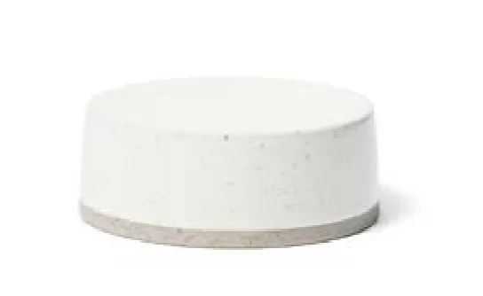 Салатник «2 в 1»  600 см, d 15 см h 5 см, фарфор, цвет белый / бежевый, Dolmen