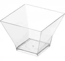 Форма Пагода макси 80х80мм PS, 200мл прозрачная /12/240