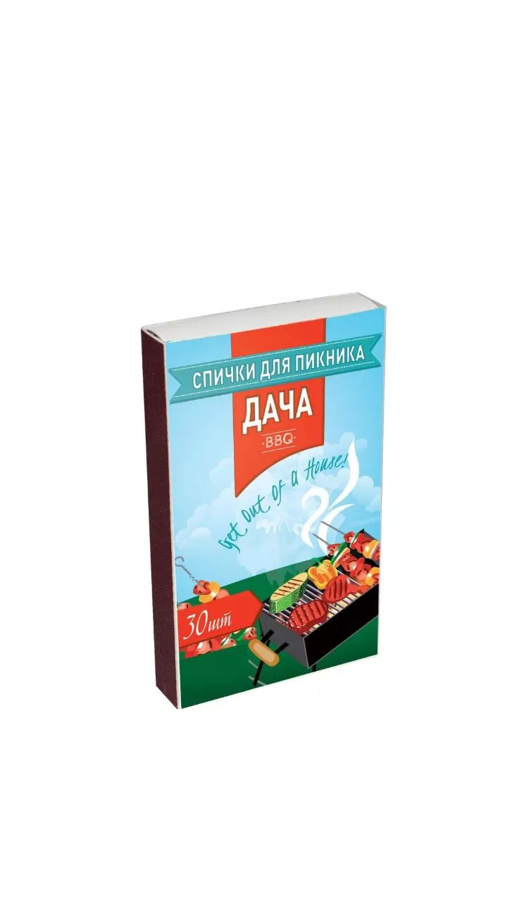 Спички каминные , для пикника 30спичек