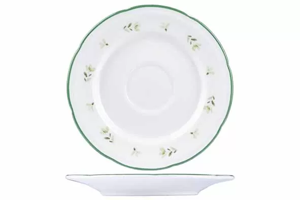 Блюдце d 12,7 см для чашки на 90 мл