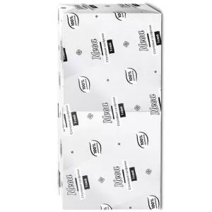 Салфетки 24*24 250 л/уп белые НЕГА/12